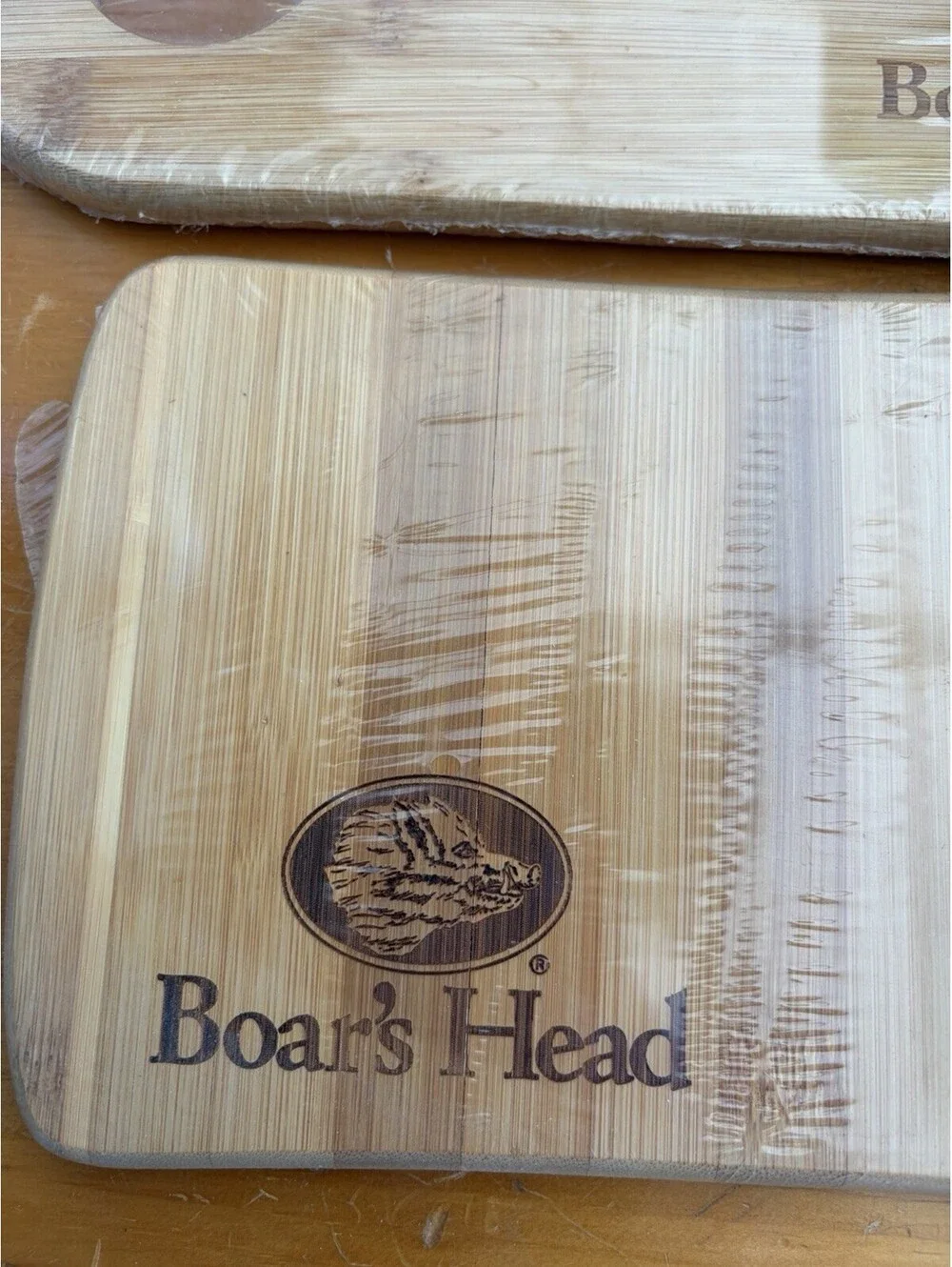2 Boar's Head Bamboo Cutting Boards  Charcuterie  12